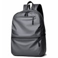 thumbnail image 3 of Mochila impermeable Hugo para computadora portátil liviana gris, 3 of 7