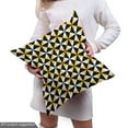 thumbnail image 5 of Ambesonne Glitch Fabric by the Yard Upholstery, Bicolour Abstract Geometric, 3 Yards, Mustard Charcoal Grey, 5 of 5