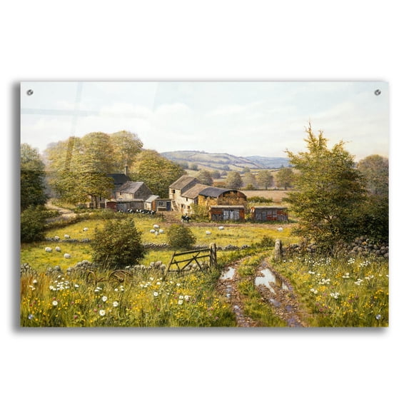 Epic Art 'Dale Farm' by Bill Makinson, Acrylic Glass Wall Art, 36"x24"