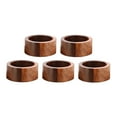 thumbnail image 3 of 5x ajustes de mesa de madera elegante cuchara tenedor cuchillo servilleteros soporte de anillos servilleteros para vacaciones banquete de fiesta de, 3 of 9