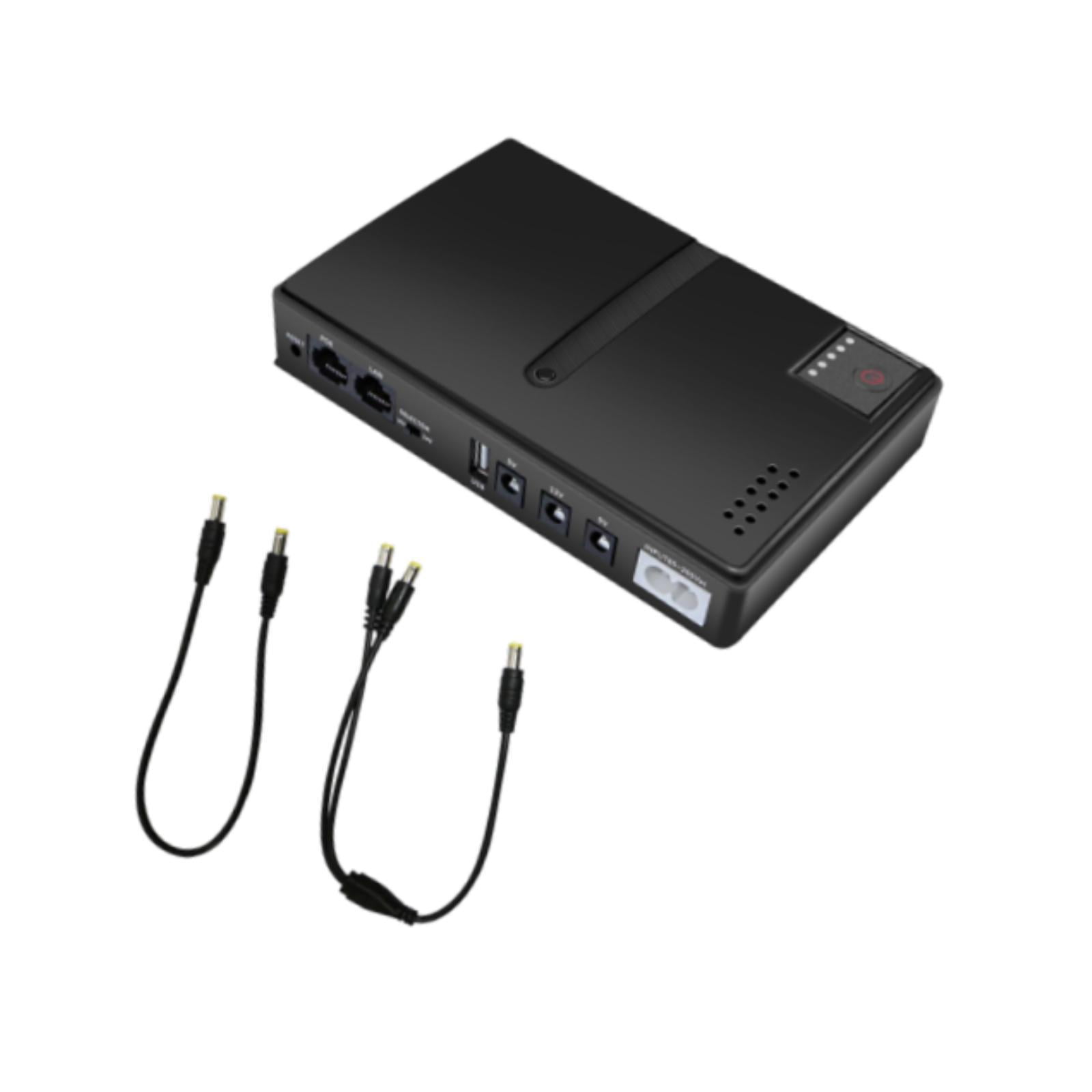 Wzmzjy Power Supply Battery Backup Backup Power for 5V/9V/12V Multi-voltage Output