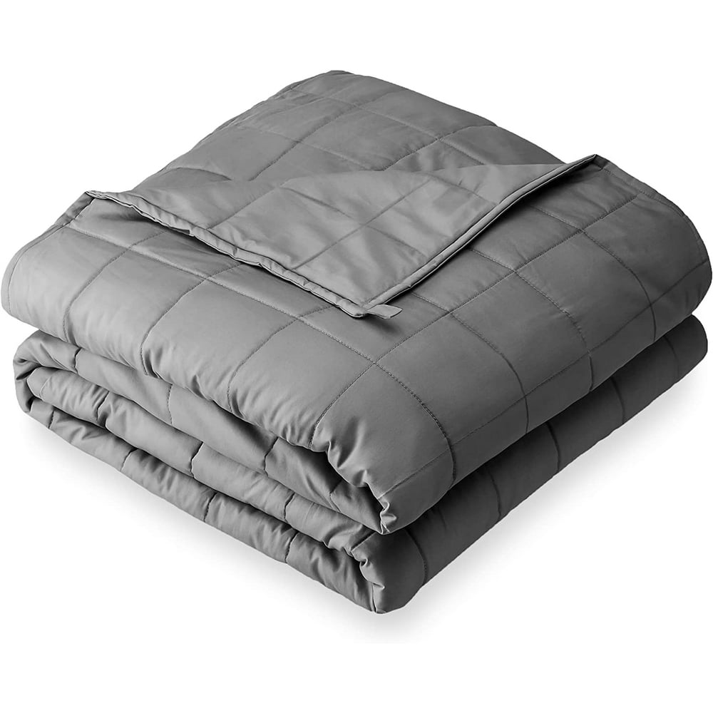 Bare Home Weighted Blanket for Kids 10lb (40" x 60") - All-Natural 100%