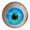 Blue, variant on Creative lifelike eye figurine hyper realistic eyeball decor for tabletop home shelf display