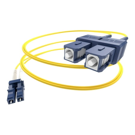 UPC: 0893339027714 | UNC Group – Network cable – LC single-mode (M) to SC single-mode (M) – 7 m – fiber optic – 9 / 125 micron – yellow