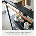 thumbnail image 4 of Yamazaki Home Storage Rack - Three Sizes, Black, Steel, 35-Inch, Supports 64.9 pounds, Adjustable, 4 of 7