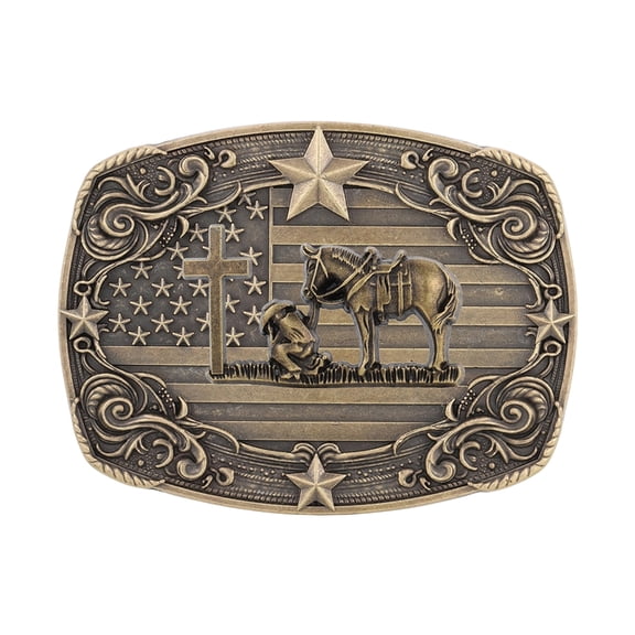 lanema Horse Belt Buckle Craft Metal Replacement Buckle Gift for Fashion Girls