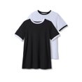 thumbnail image 2 of Woman Within Plus Size Contrast Tee 2-Pack, 2 of 6