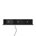 thumbnail image 6 of S-HOME Floating TV Cabinet with 16 Color LED Lights, 69 Inch Wall Mounted TV Stand for 55 to 65 Inch Screens, 6 of 7
