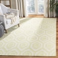 thumbnail image 3 of Safavieh Dhurries Bianca Geometric Area Rug, Green/Ivory, 9' x 12', 3 of 11