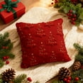 thumbnail image 7 of Sanmadrola Christmas Pillow Covers Soft Fluffy Pillowcases for Home Decor Winter Holiday Cushion Cases for Sofa Couch Bedroom Living Room Xmas Decoration 18x18 White Christmas Tree, 7 of 7