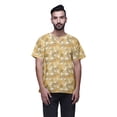 thumbnail image 1 of Atasi Short Sleeve Kurta For Men Printed Cotton Cambric Beach Yoga Ethnic Top, 1 of 5
