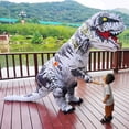 thumbnail image 4 of Disfraz inflable de dinosaurio t-rex para adultos y niños, traje de Anime para fiesta, Carnaval, Halloween, hombre y mujer, 4 of 4