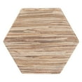 thumbnail image 4 of bali & pari Idana Bohemian Woven Grasscloth Hourglass End Table, 4 of 7