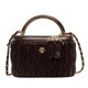thumbnail image 5 of Bolso Mano Manejo Superior Hombro Pequeño Cuadrado Acolchado Bolsillo Diseñador Cuero para Mujeres Compras Viajes, 5 of 9