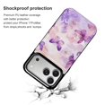 thumbnail image 4 of Wallet Case For Apple iPhone Air / 17 Pro / 17 Pro Max Series with Card Holder, PU Leather Kickstand Card Slots Screen Protector Included For iPhone 17 Series, Butterfly Lavender, 4 of 8