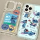 thumbnail image 4 of Lovely Disney Stitch Phone Case for Samsung Galaxy S24 Ultra S23 S22 S21 FE S20 Plus Note 20 10 Pro A34 A54 A33 A53 Clear Cover, 4 of 5