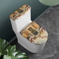 thumbnail image 2 of HELLHERO 2 Piece Elastic Edge Toilet Seat Cover with Soft for Universal, Merry Chrismas, 2 of 8