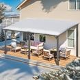 thumbnail image 6 of AECOJOY 10' x 16' Hardtop Gazebo, Heavy Duty Outdoor Gazebo with Galvanized Steel Sloping Roof, All Weatherproof Metal Gazebo Featuring Vertical Stripes for Patio, Backyard, and Lawns, 6 of 7