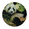 thumbnail image 4 of Acheng Panda Bear Bamboo Branches Round Tablecloth with Elastic Edge 100% Polyester Fiber 46-50, 4 of 8