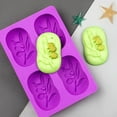 thumbnail image 3 of Silicone Cake Mold, 4-Cavity O Tree Design, For Baking Cakes, Making Handmade Soaps, Diy Crafts, 3 of 6