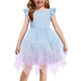 thumbnail image 5 of Arshiner Little Girls Tutu Dress Tulle Summer Formal Birthday Party Graduation Dresses Black 7-8 Years, 5 of 7