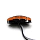 thumbnail image 4 of 20 Pcs Led 2.5inch 2 Diode Light Oval Clearance Trailer Truck Side Marker Lamp Yellow Red, 4 of 5