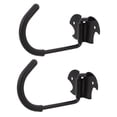 thumbnail image 6 of HONMEET 2Pcs Wall Mounted Bike Hooks Black Metal Rack for Garage Organization, 6 of 8