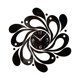thumbnail image 4 of Reloj de pared silencioso, autoadhesivo, fácil de leer, decorativo para oficina negro, 4 of 9