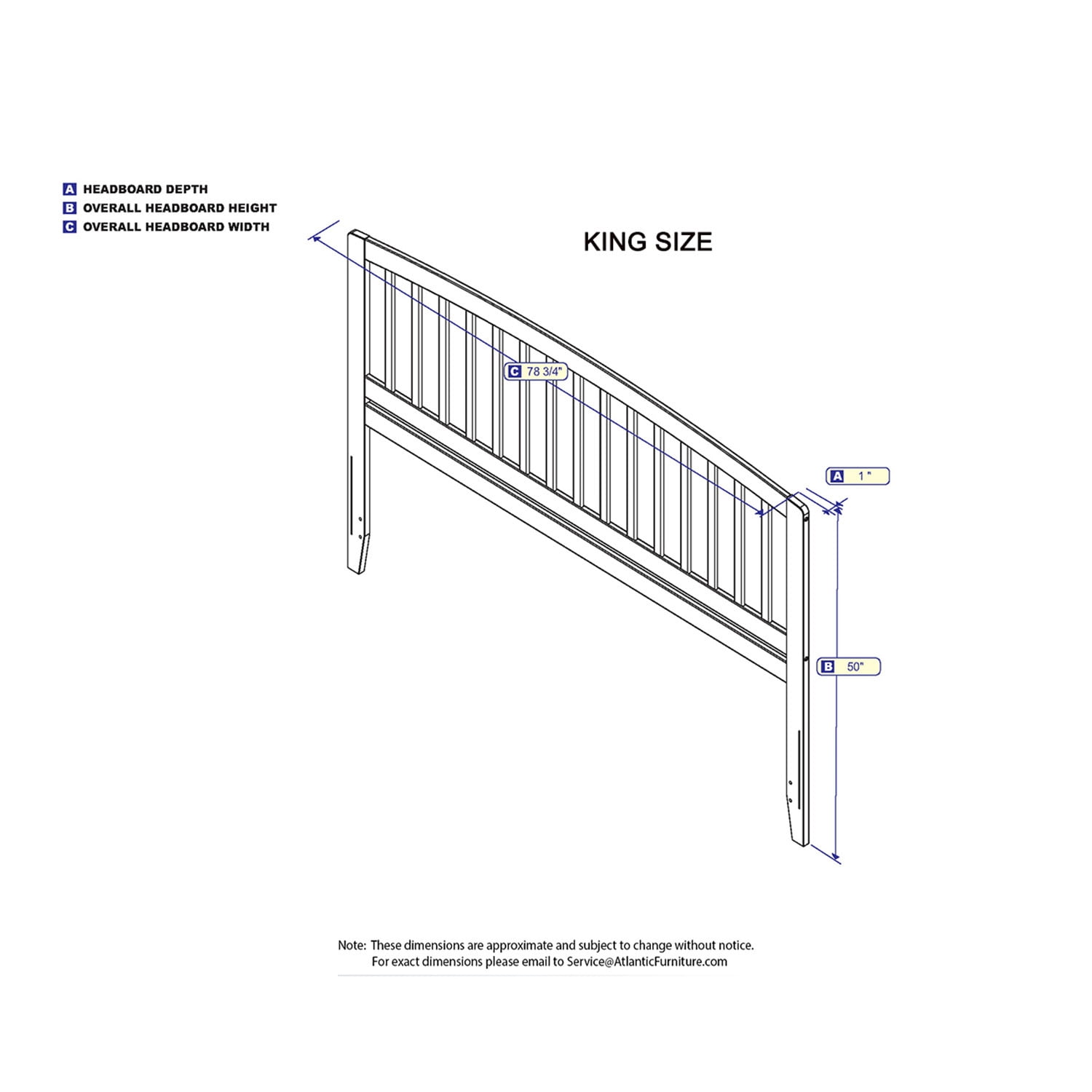 Classic Wood Headboard with USB Charging | Bedroom Furniture