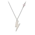 thumbnail image 1 of Lightning Bolt Charm Necklace with Gemstone, 1 of 6