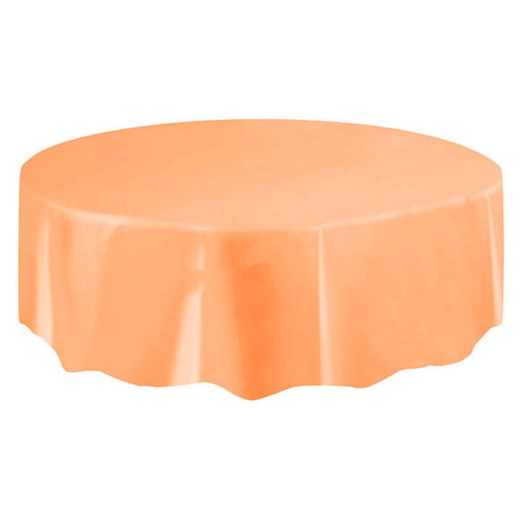 Plastic Waterproof Large Wedding Party Disposable Circular Table Cloth Cover