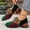 #096-Green, variant on Wowcloth Woman's Casual Suede Ankle Boots, Lightweight with Low-Cut Design, Retro Color-Blocking Lace-Up for Daily and Casual Wear