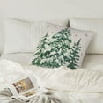 thumbnail image 4 of Christmas Pillow Covers 20X20 Inch Set of 2 Forest Trees Christmas Decor Pillow Covers Green Throw Pillows Winter Christmas Cushion Cases Linen for Home Decor Sofa Couch Living Room, 4 of 6