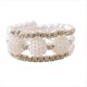 thumbnail image 2 of 6 Servilleteros con Forma de Bola de Perla, con Hebillas Ajustables para Bodas y Cenas., 2 of 5