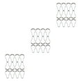 thumbnail image 1 of Ganchos enrollables para cortina de ducha Wosthever 12 piezas de Acero inoxidable accesorios universales, 1 of 6