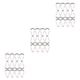 thumbnail image 2 of Ganchos de cortina de ducha Naiovety 12 piezas de Acero inoxidable anillos de perchas accesorios universales Blanco, 2 of 6