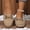 🔥 Khaki, variant on Sentmoon Shoes Women Sandles Women Fashionable and Casual French Shoes Soft Sole Solid Color Metal Buckle Flat Shoes for Everyday Casual