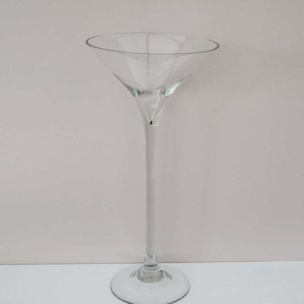 Jumbo Martini Glass Vase Centerpiece, 23inch