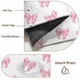 thumbnail image 6 of Area Rug for Living Room, Valentine's Day Non-Slip Indoor Ex Large Carpet for Bedroom/Dining Room, Pink Bows Shining Stars Simple Art Washable Low-Profile Rectangle Floor Runner Rugs - 8 x 10 Ft, 6 of 7