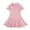 Pink, variant on TOOYOU Girls School Uniform Dresses Lapel Polo Shirt Skirt Toddler Girls Formal Sundress Size 2-3 Years ,Blue