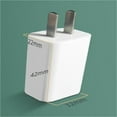 USB Wall Charger 5V 1A Power Adapter Universal USB Plug Cell Phone Charger Block Cube Compatible
