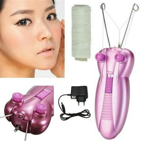Electric Body Face Facial Hair Remover Defeatherer Cotton Thread Epilator