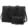 thumbnail image 1 of Bolsa para portátil LOVEVOOK Fashion Computer Tote 15.6 pulgadas negra para mujer, 1 of 8