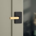 thumbnail image 4 of Kwikset 720MALRCT-4 Mirada Passage Door Lever Set - Brass, 4 of 7