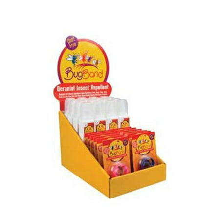 Bug Band 88721 Countertop Display - 16 Pump Spray and 12 (Best Over The Counter Bug Spray)