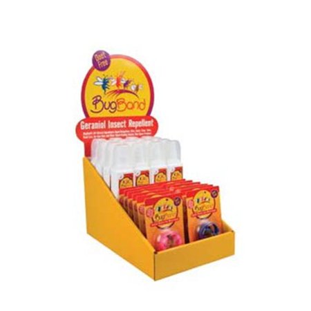 Bug Band 88721 Countertop Display - 16 Pump Spray and 12 (Best Over The Counter Bug Spray)