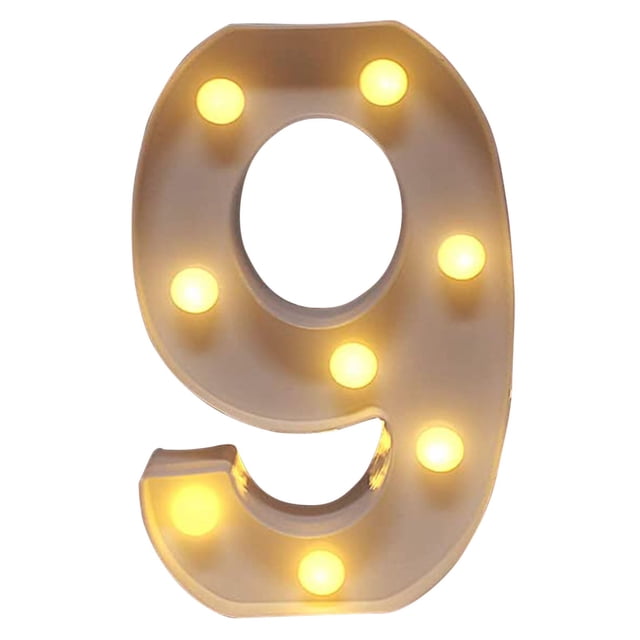 WRXMIJNHGSA Hangs Under $5 Light Light Standing Plastic Wihte Hanging Letters Letter Warm LED Up Lights Home Decor
