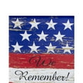 thumbnail image 6 of Northlight Patriotic "We Remember! God Bless America" Outdoor Garden Flag - 18" x 12.5", 6 of 9
