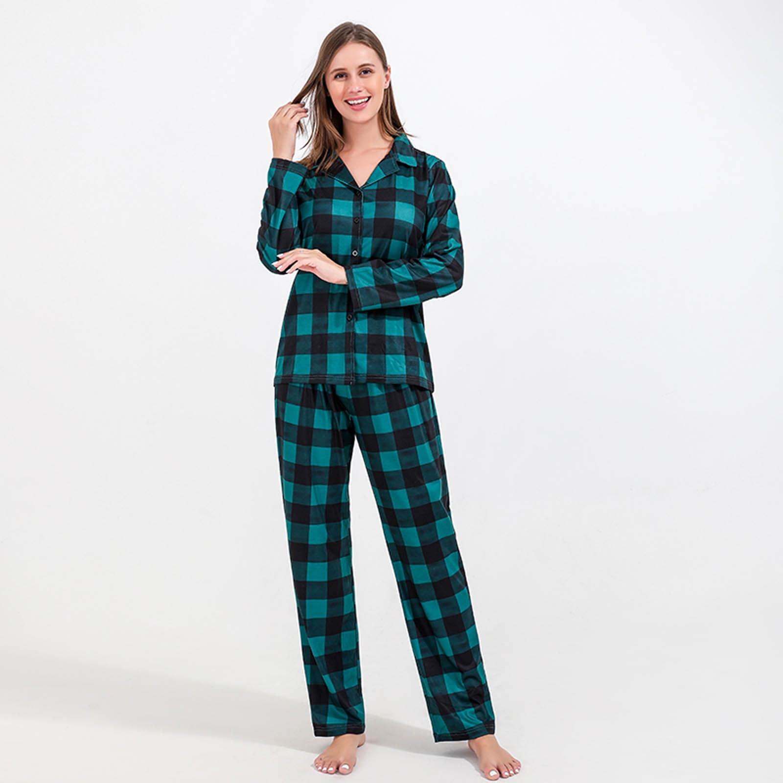 Plain matching family pajamas sale