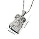 thumbnail image 3 of Seyotauo Jesus Pendant Necklace Rope Gold Chain for Men Iced out Gold Plated Simulated Diamond Chain Stainless Steel Chain, 3 of 6